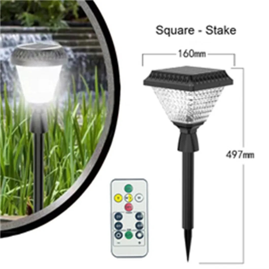 Waterproof Outdoor Solar Powered LED Garden Yard Bollard Pillar Light Post Lamp Solar LED Stigma Lamp