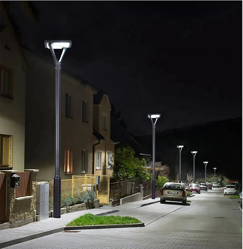 Waterproof Outdoor Garden Solar LED Lawn Bollard Lights LED Solar Street Lamp