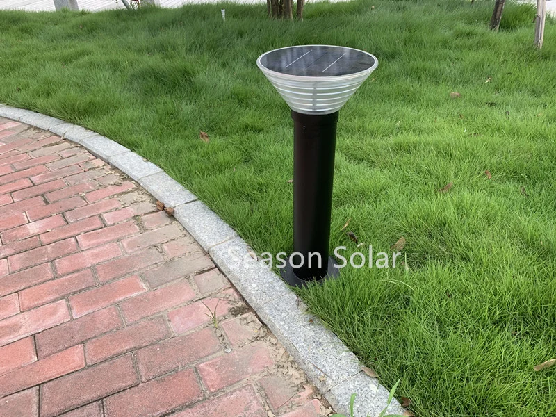 Smart Energy System Decoration Lighting Outdoor Bollard Solar Garden Light with LiFePO4 Battery &amp; LED Light