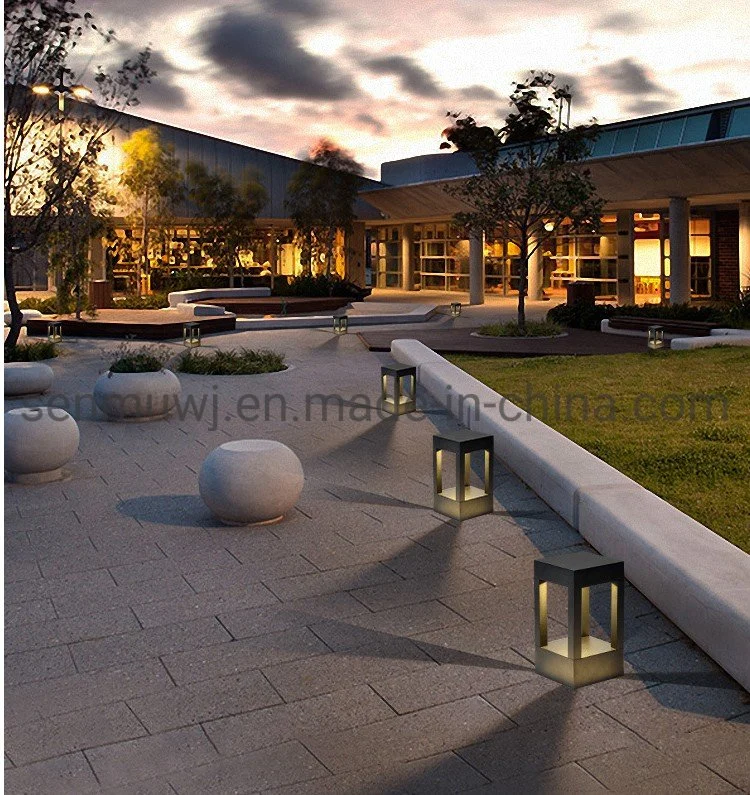 LED Outdoor Garden Bollard Lights, 10W IP65 Landscape Lawn Lamp