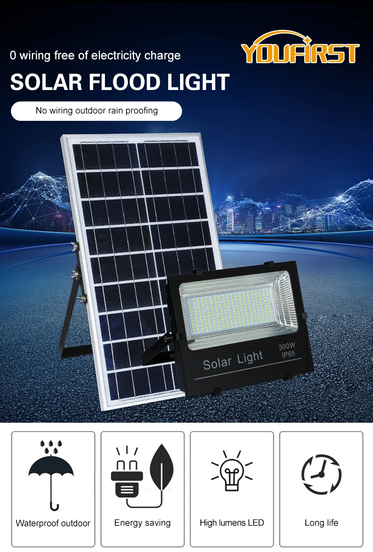 Solar Flood Light for Garden, Pool, Barn, Lawn, Flag Pole