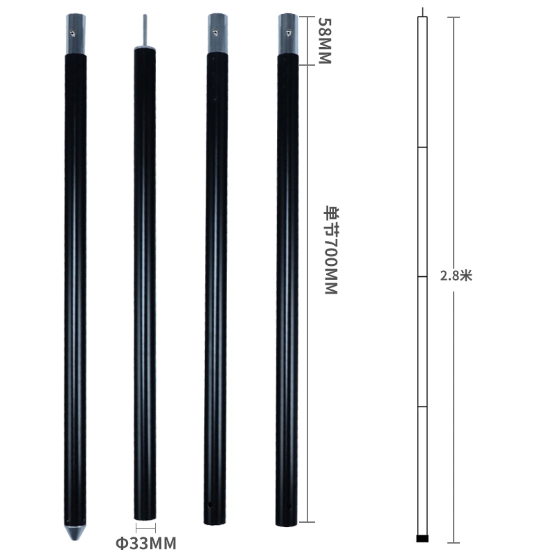 Telescoping Aluminum Flag Pole for Easy Assembly