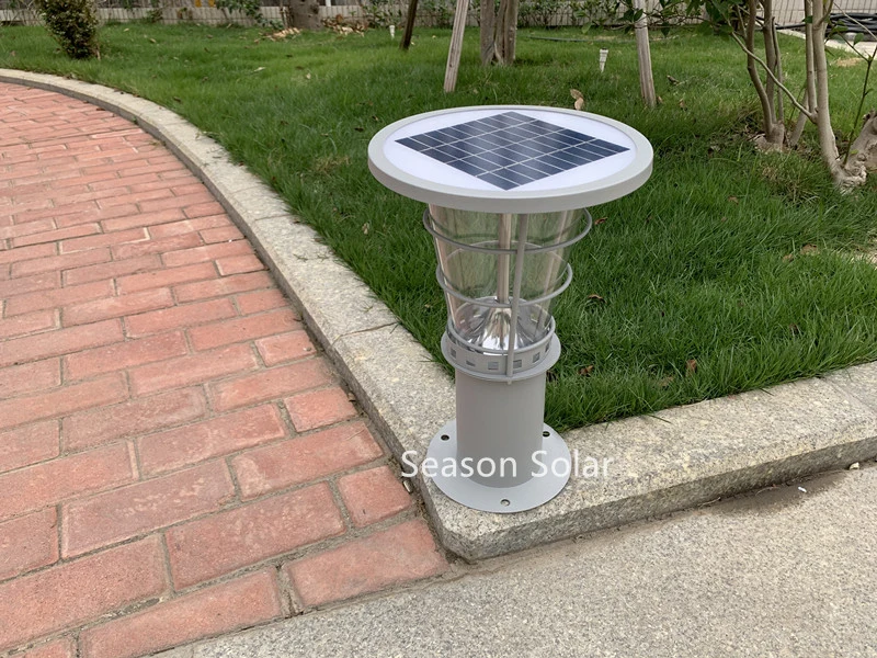 High Lumen LED Lighting Solar Outdoor Stainless Steel Poles 5W LED Solar Garden Lamp with LED Lamp