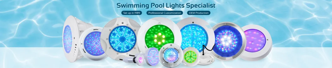 IP68 18W AC12-20V Cool White, Warm White, RGB Mixing LED Underwater Light, Wall-Mounted Stainless Steel Swimming Pool Light