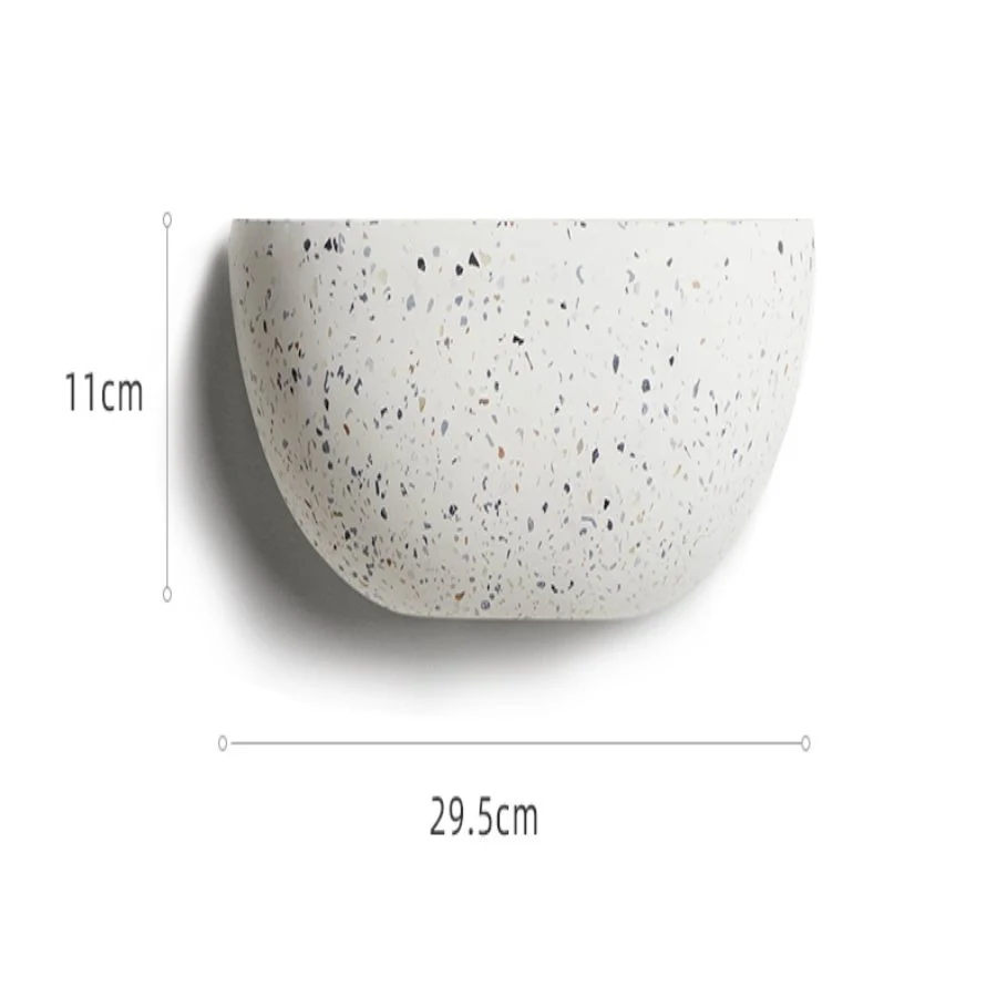 New Product Ideas Modern Wall Decorative Indoor Concrete Lamp Terrazzo LED Wall Lamp Natural Stone