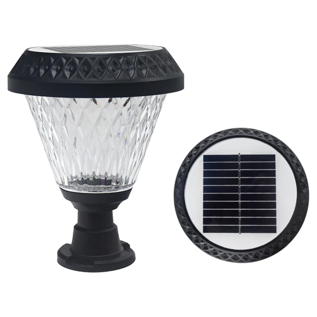 Waterproof Outdoor Solar Powered LED Garden Yard Bollard Pillar Light Post Lamp Solar LED Stigma Lamp