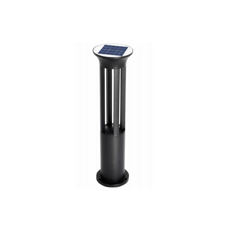 IP65 LED Solar Waterproof Landscape Aluminum Countyard Bollard Garden Lawn Pillar Light