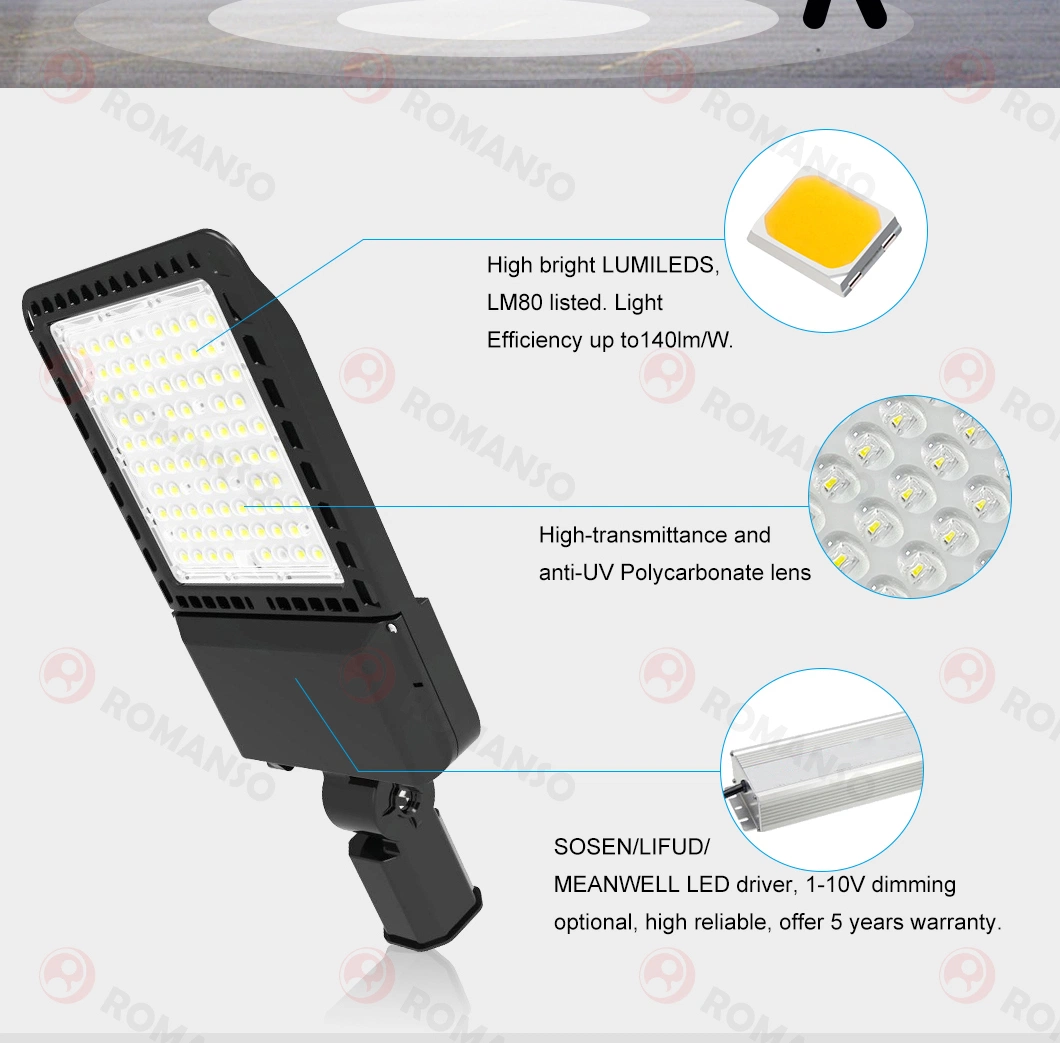 300W LED Shoebox Light Street Light Sports Court Lighting