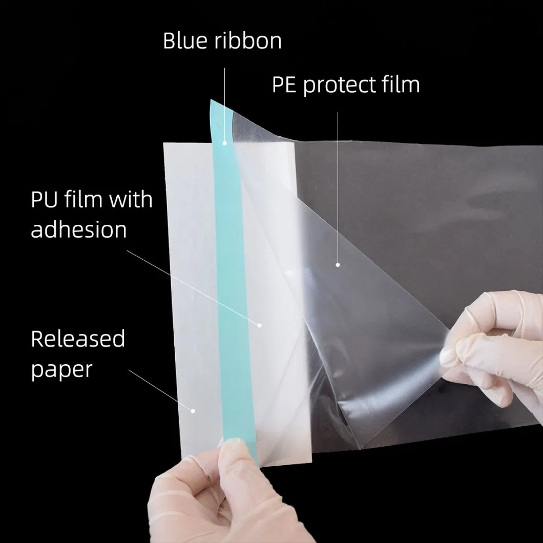 Disposable Sterile Adhesive Transparent PU Surgical Film Incise Drape