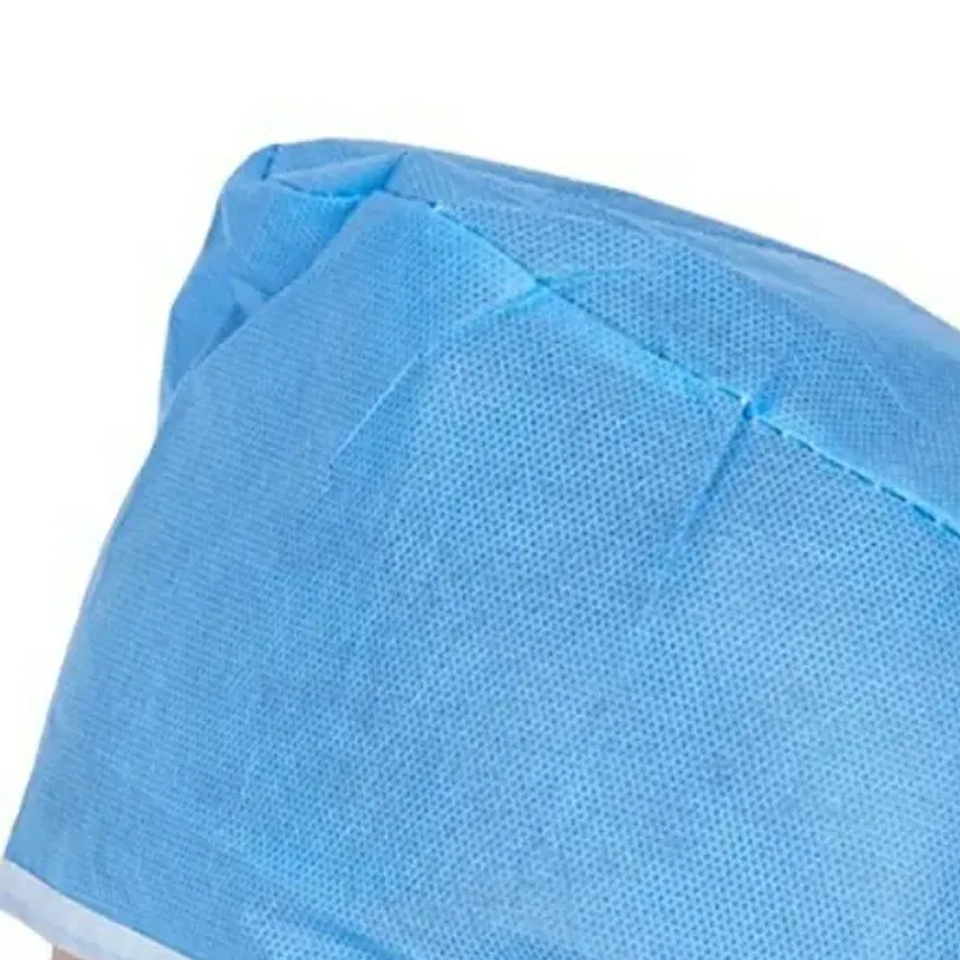 Disposable Non Woven SMS Medical Bouffant Doctor Cap Elastic Disposable Cheap Surgical Caps