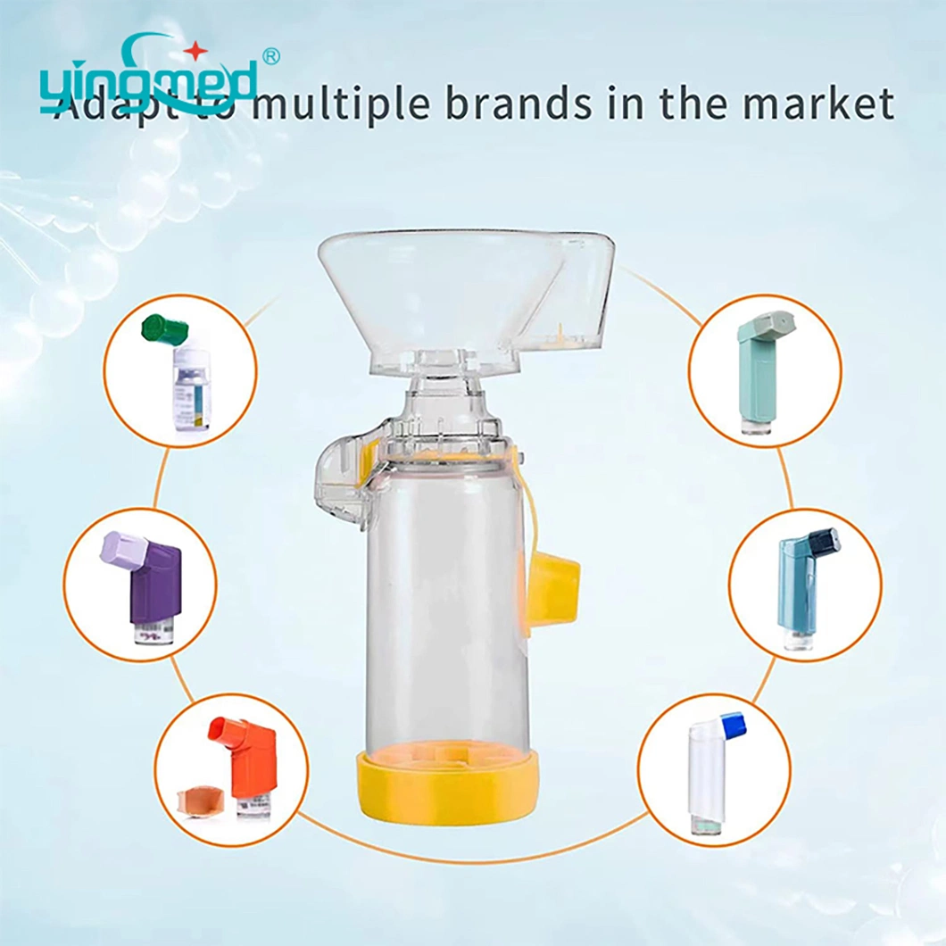 Aerosol Chamber Inhaler Spacer with Medical Dose Mdi Spacer for Asthma Therapy