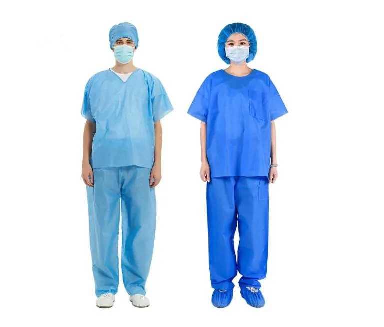 Hospital Disposable Non Woven Scrub Suit