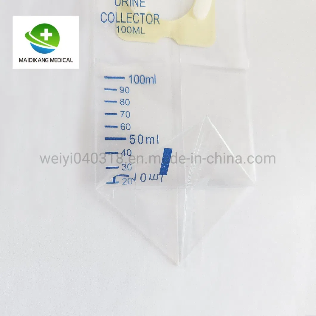 Disposable Pediatric Urine Bag Urine Collector Urine Leg Bag with CE and En ISO13485 Certificate