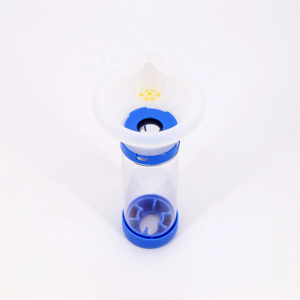 Medmount Medical Soft 175ml Silicone/PVC Mask Anti-Static Plastic Aerosol Chamber Inhaler Spacer for Infant/Pediatric/Adult