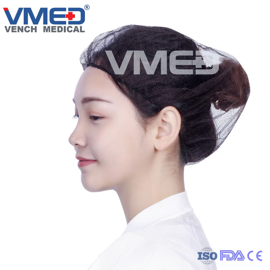 Disposable/Lab/Dental/Hospital/Surgical/Medical/Restaurant Use/Kitchen/Non-Woven/Peaked Cap for Women