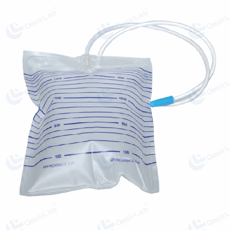 Adult Urine Drainage Collection Bag 2000ml with Pull Push Valve