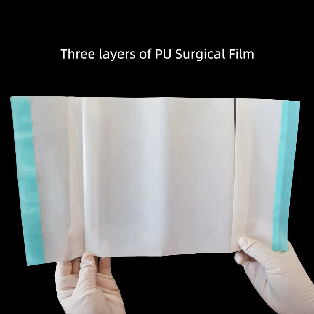 Disposable Sterile Adhesive Transparent PU Surgical Film Incise Drape