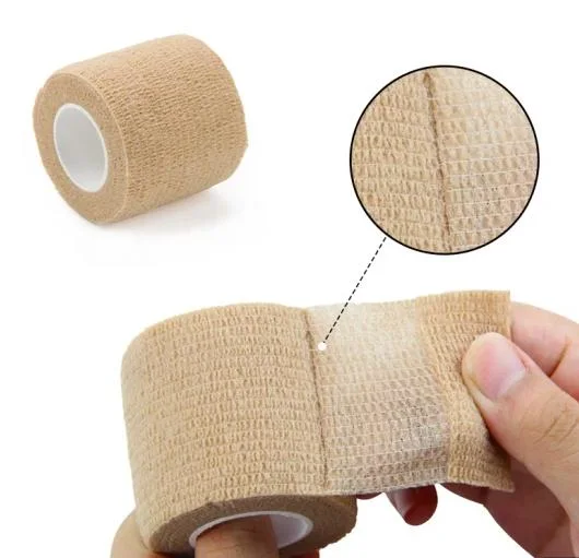 Customized Multi-Color Elastic Medical Self Adhesive Cohesive Bandage for Pets Protection