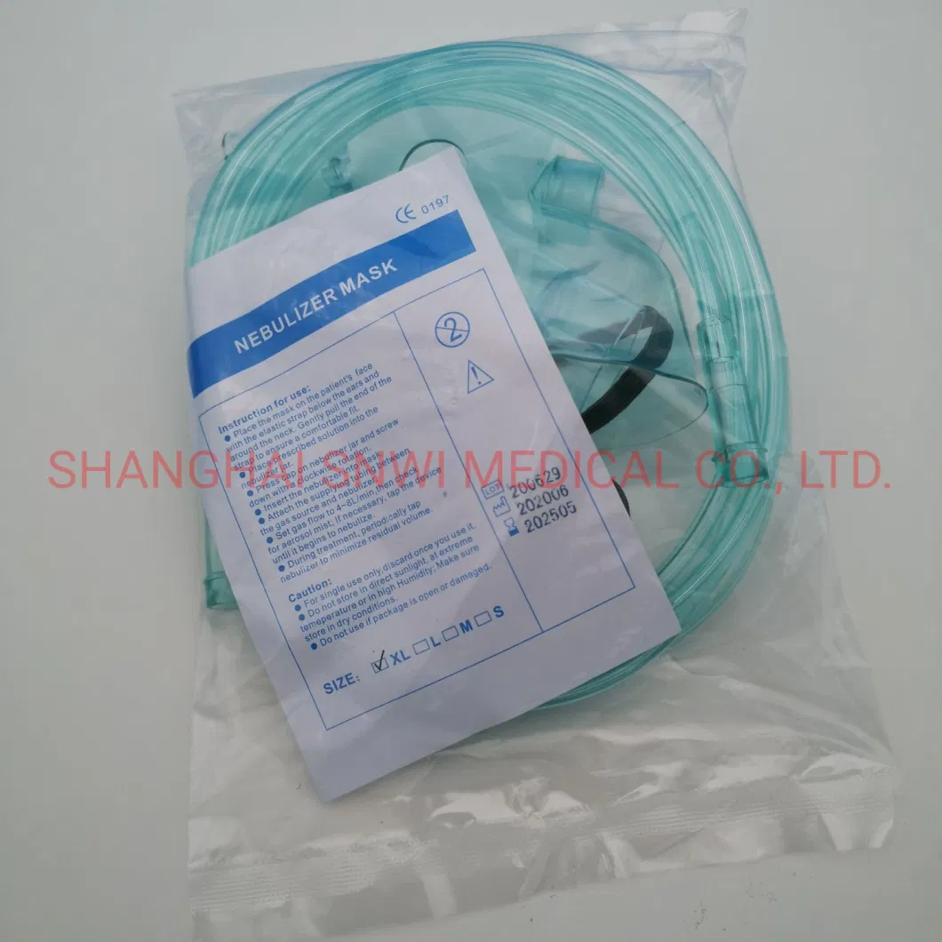 CE&ISO Certificate Medical Disposable Nebulizer Mask with Cup for Hospital Various Sizes