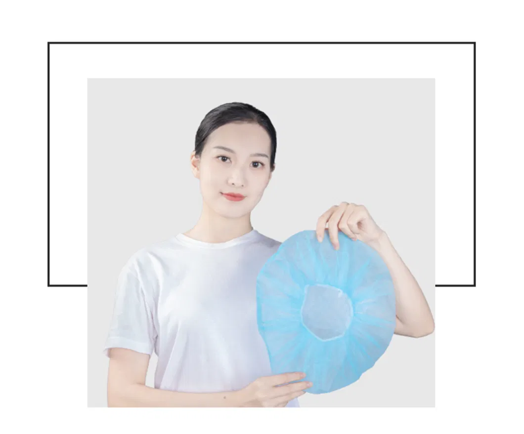 Anti Dust PP Bouffant Cap Non Woven Disposable Hair Net PP Cap