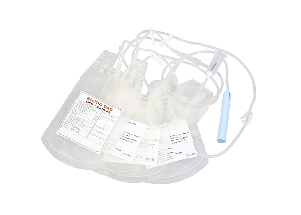 Medical Disposables Sterile PVC Blood Collection Bag Plastic Blood Bag