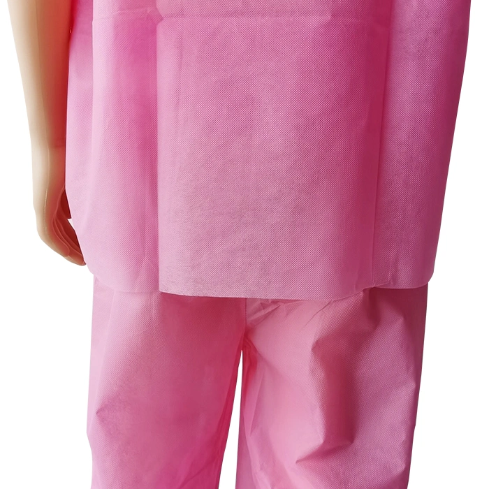 Custom Made Disposable PP SMS Waterproof Body Nonwoven Surgical High Quality Medical Sterile Hospital Wholesale Sterilized Nurse Isolation Scrub Suits