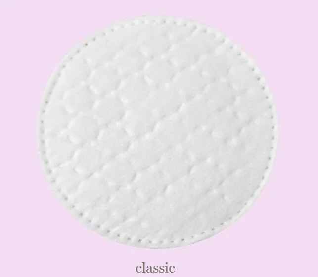 Stitching Edge White Round Puff Absorbent Cotton Pad Cosmetic