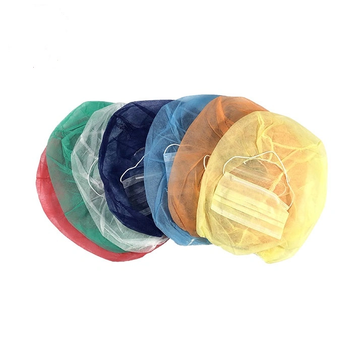 Factory Disposable with Face Mask Head Hood Cover with Facemasks Astronaut Cap