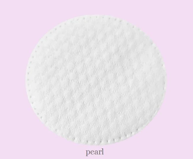 Stitching Edge White Round Puff Absorbent Cotton Pad Cosmetic