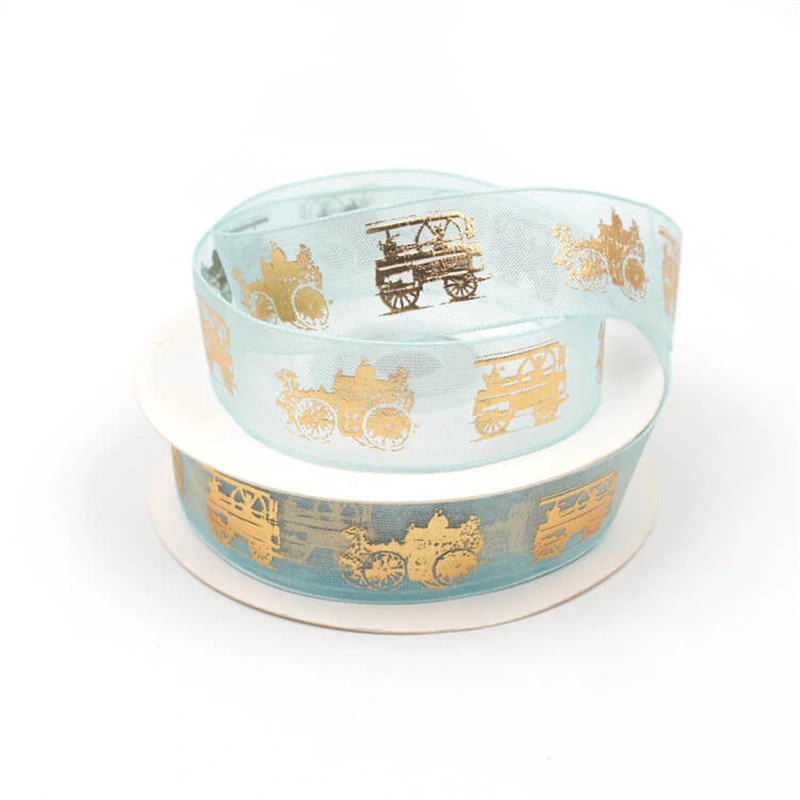 Wholesale Silk-Screen Printing Center Ribbon Snow