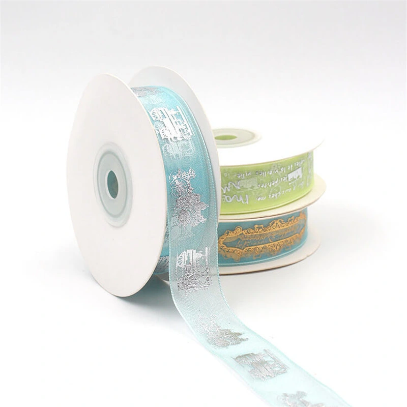 Wholesale Silk-Screen Printing Center Ribbon Snow