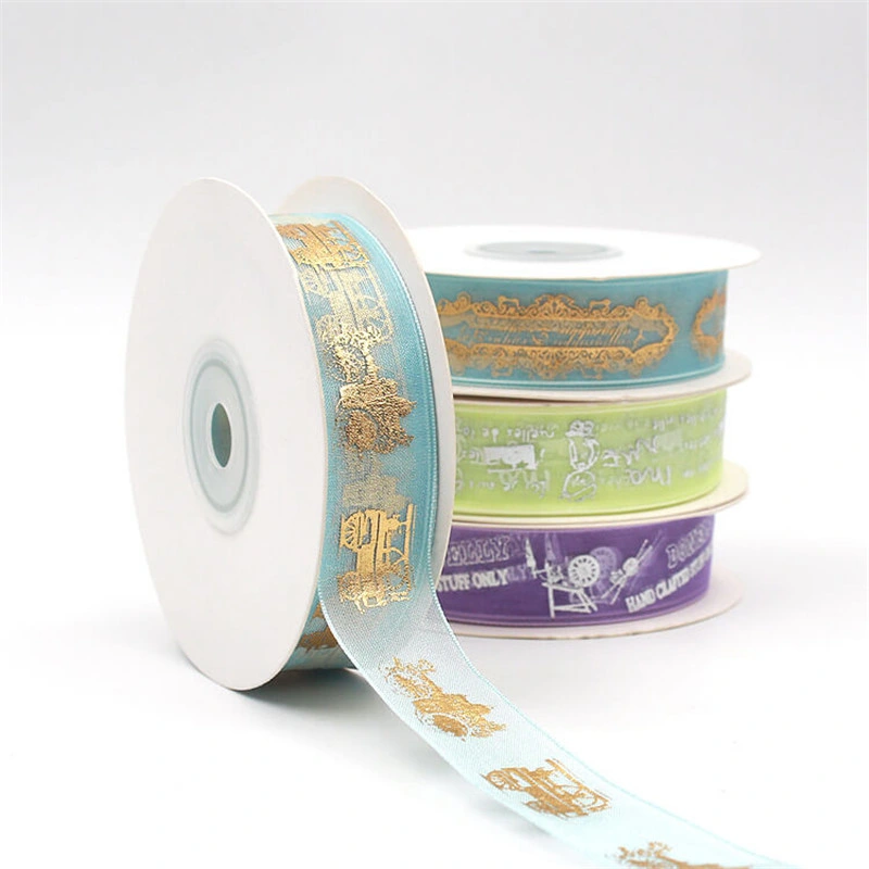 Wholesale Silk-Screen Printing Center Ribbon Snow