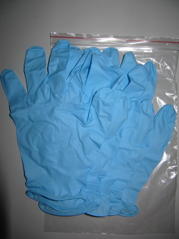 FDA Standard Disposable Safety Protective PVC Powder Free Nitrile Examination Glove