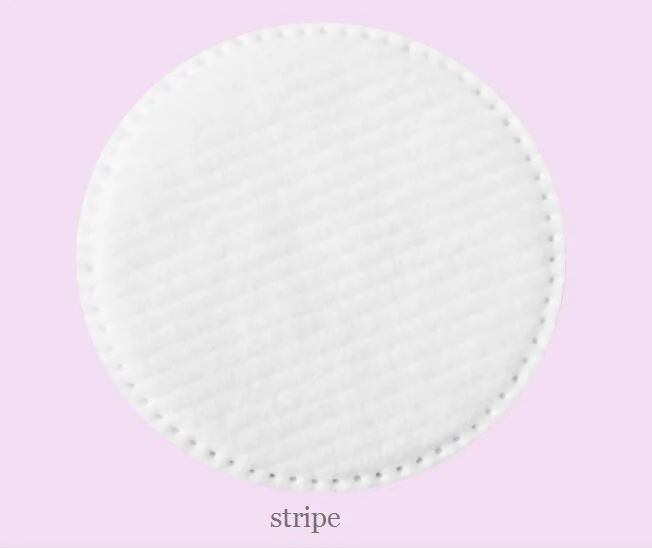 Stitching Edge White Round Puff Absorbent Cotton Pad Cosmetic