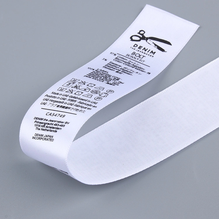 Wholesale Custom Printed Silk Ribbon Satin Ribbon Tape Grosgrain Ribbon with Logo