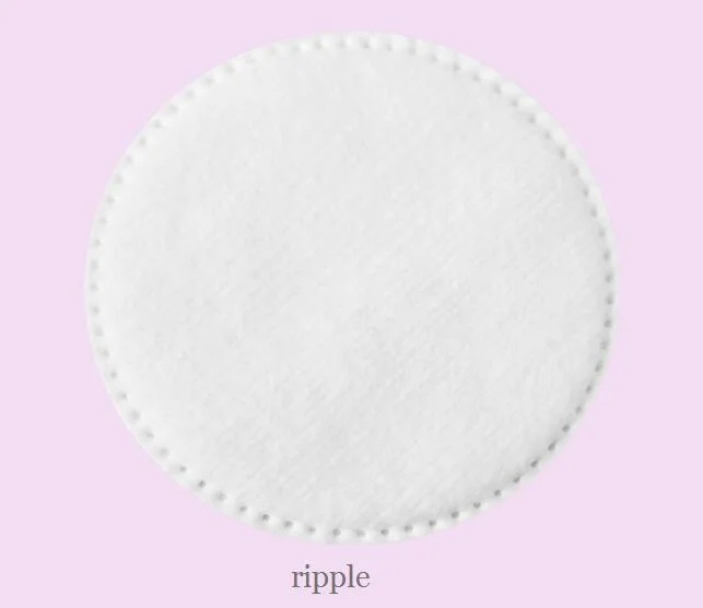 Stitching Edge White Round Puff Absorbent Cotton Pad Cosmetic