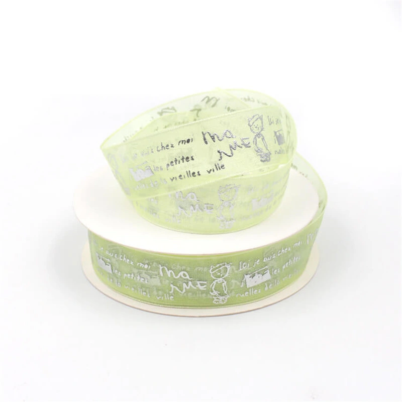 Wholesale Silk-Screen Printing Center Ribbon Snow