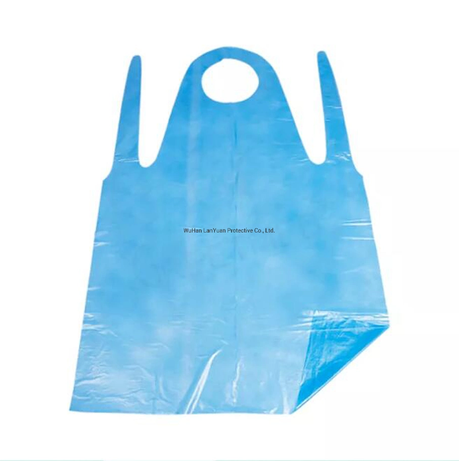 Colorful Waterproof Plastic Disposable Kitchen PE Apron