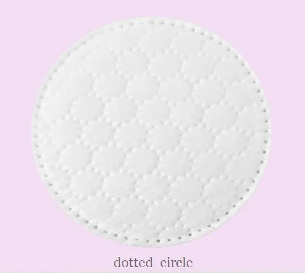 Stitching Edge White Round Puff Absorbent Cotton Pad Cosmetic