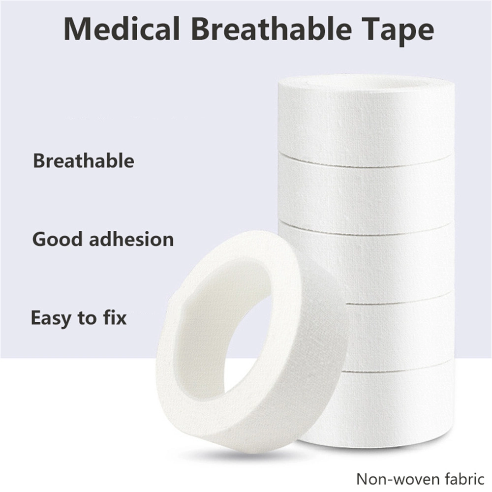 Surgicaldisposable Nonwoven Micropore Paper Tape with White and Skin Color