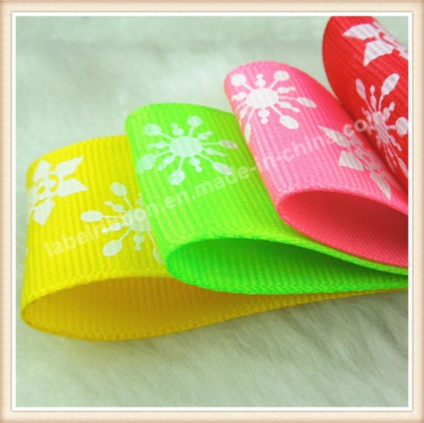 Wholesale Custom Printed Silk Ribbon Satin Ribbon Tape Grosgrain Ribbon with Logo