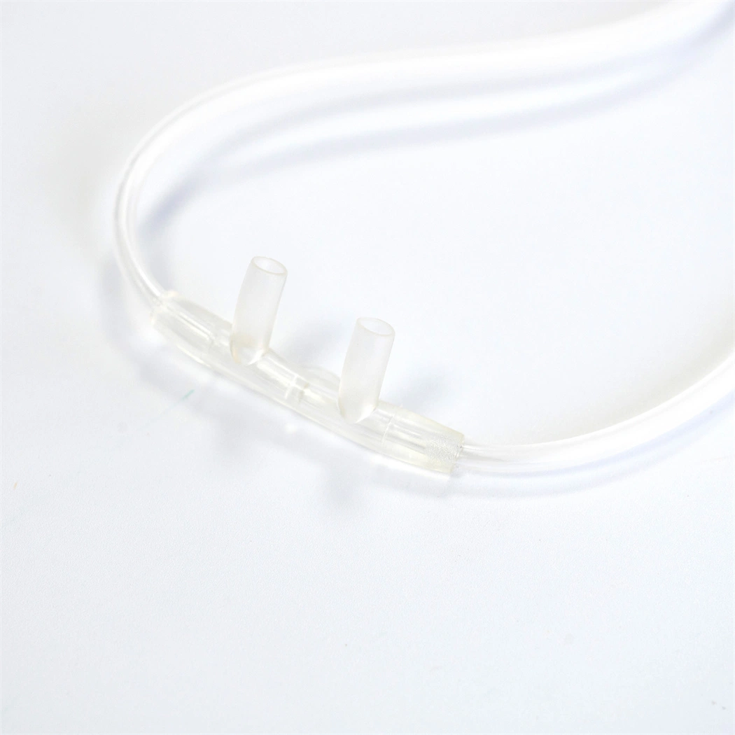 Medical Disposable PVC Adult/Pediatric/Infant/Neonate CO2 O2 Nasal Oxygen Cannula with Soft/Standard/Flared Tip