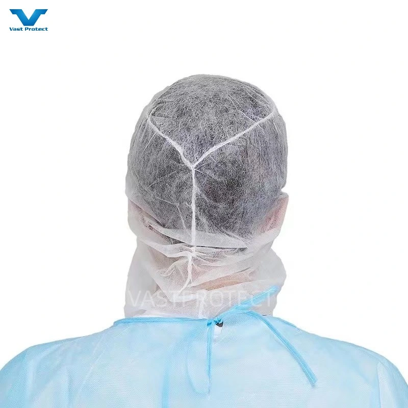 Disposable Protective Hood Head Cover Polypropylene Non-Woven PP Ninja Balaclava Astronaut Space Cap