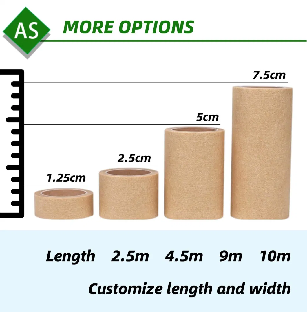 High Quality Adhesive Skin Color Brown Non Woven Surgical Paper Micropore Plaster Medical Paper Tape