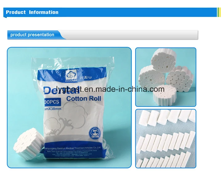 High Quality 100% Pure Cotton Absorbent Disposable Medical High Absorbent Cotton Roll