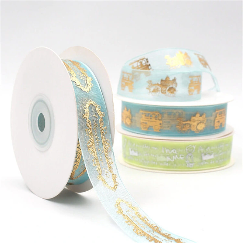 Wholesale Silk-Screen Printing Center Ribbon Snow