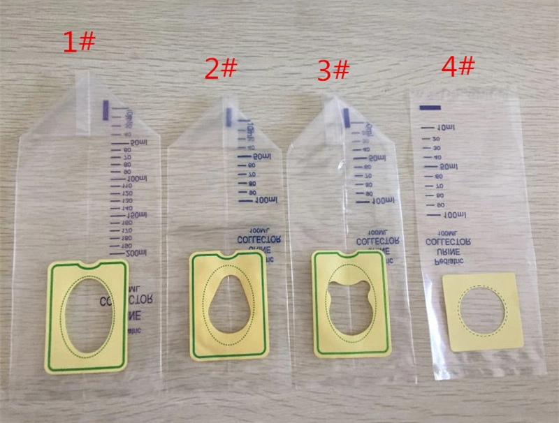 Medical Sterile 100ml Clear Plastic Pediatric Urine Collector