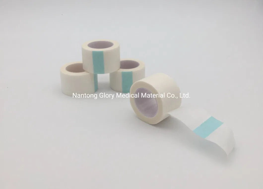 Micropore Adhesive Non-Woven Surgical Paper Tape with Plastic Spool Cover