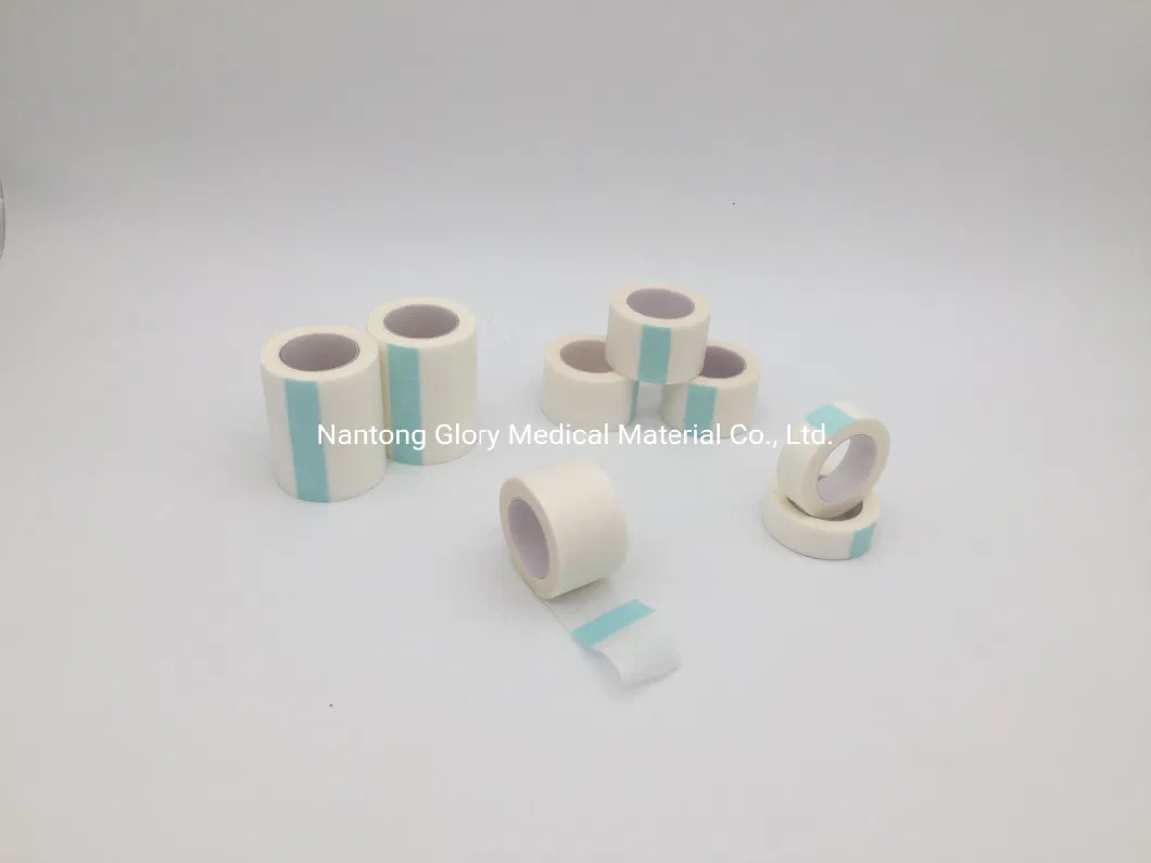 Micropore Adhesive Non-Woven Surgical Paper Tape with Plastic Spool Cover