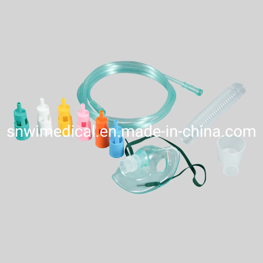 OEM Easy to Use Aerosol Chamber Holding Inhaler Spacer Inhalation Aerochamber with Silicone Mask